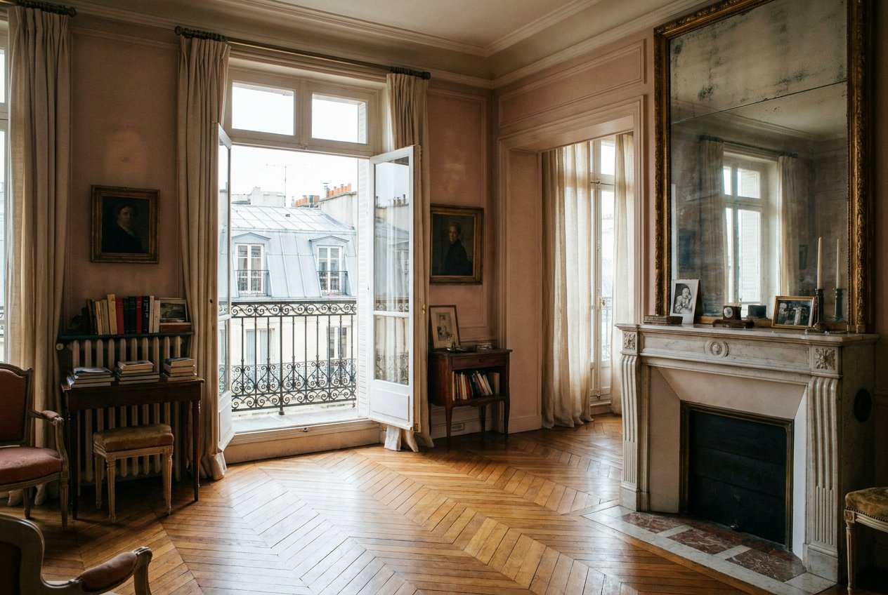 Parisian apartment interior